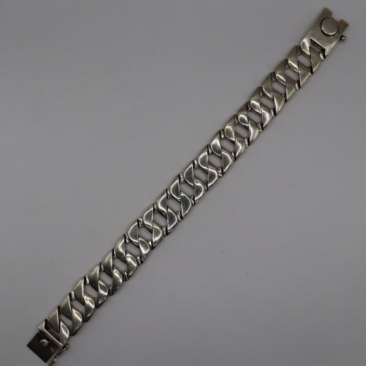 "Sterling Silver Masculine Cuff"