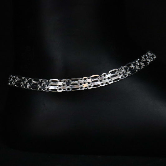 "Elegant 925 Sterling Silver Anklet"