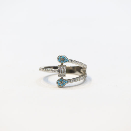 Serene Seas Sterling Ring