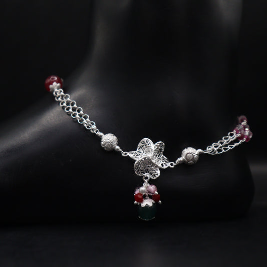 Elegant Sterling Silver 925 Anklet
