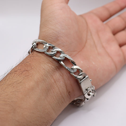 "Sterling Strength Men's Bracelet"