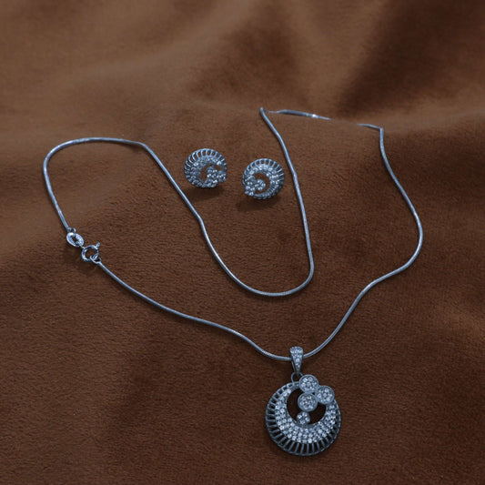 "Sparkling Aria Sterling Pendant Sets