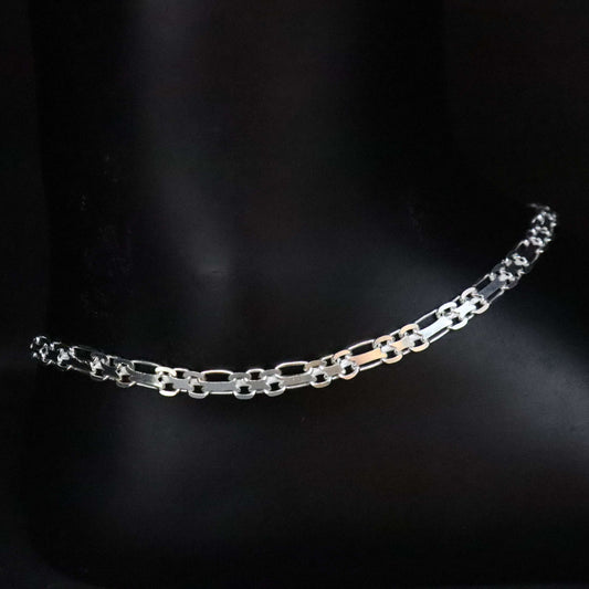 Sleek 925 Sterling Silver Anklet