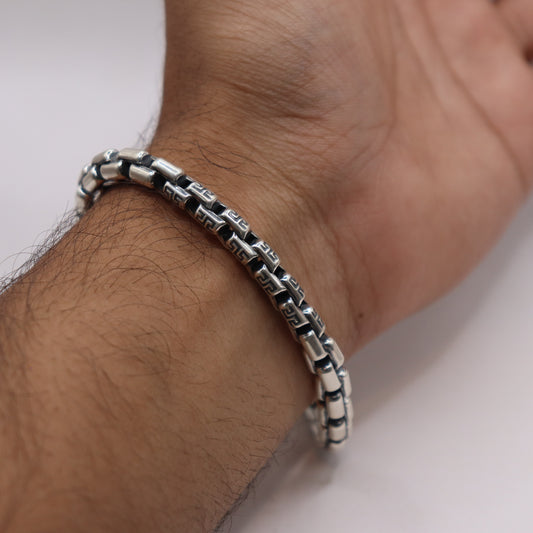 Silver Knight 925 Bracelet