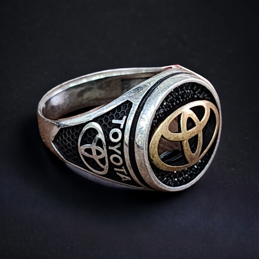 Toyota Emblem Sterling Silver Men's Ring from Turkey
