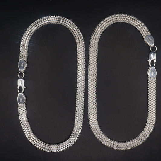 "Elegant 925 Sterling Silver Anklet"