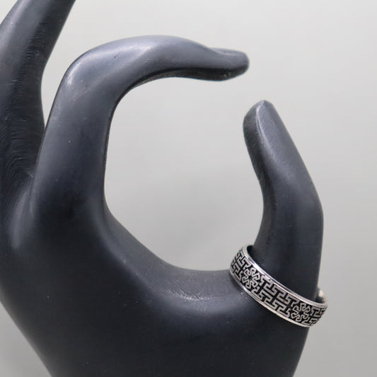 Heracles Edge 925 Silver Men's Ring