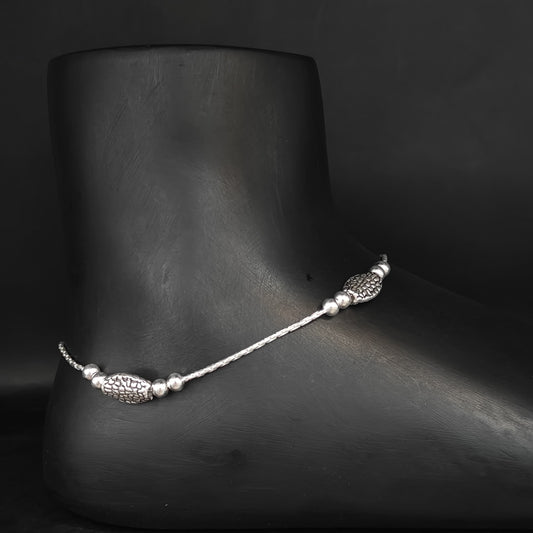 "925 Sterling Silver Sparkle Anklet"