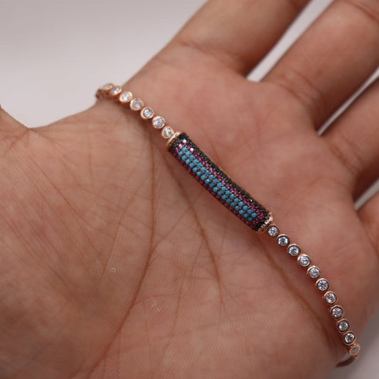 Shimmering Serenity Sterling Silver 925 Bracelet