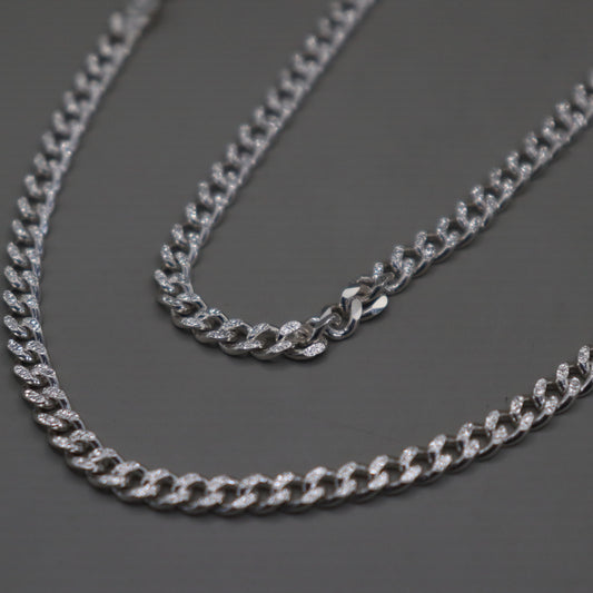 Silver Link Men's 925 Silver Necklace