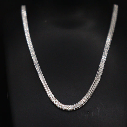 "Silver Serpent 925 Men's Chain"