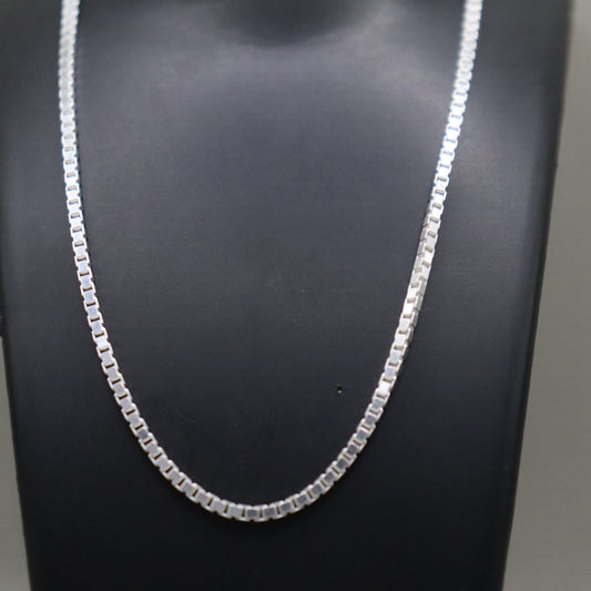 "Sleek 925 Silver Men's Chain"