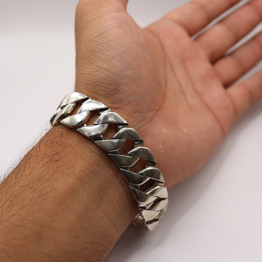 "Sterling Silver Masculine Cuff"
