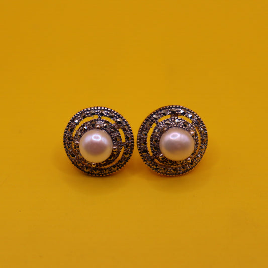"Glimmering Orchid Earrings"