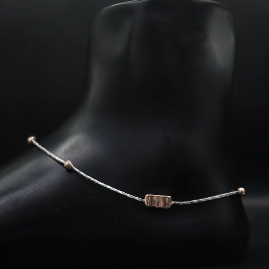 "925 Silver Charm Anklet"