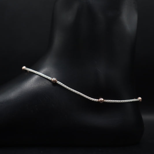 925 Silver Dainty Anklets