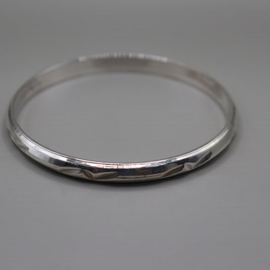 "Sterling 925 Silver Men's Kada Bracelet"