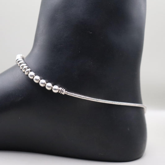Elegant 925 Sterling Silver Anklet