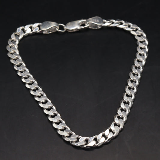 "Majestic Silver Strength" bracelet for men