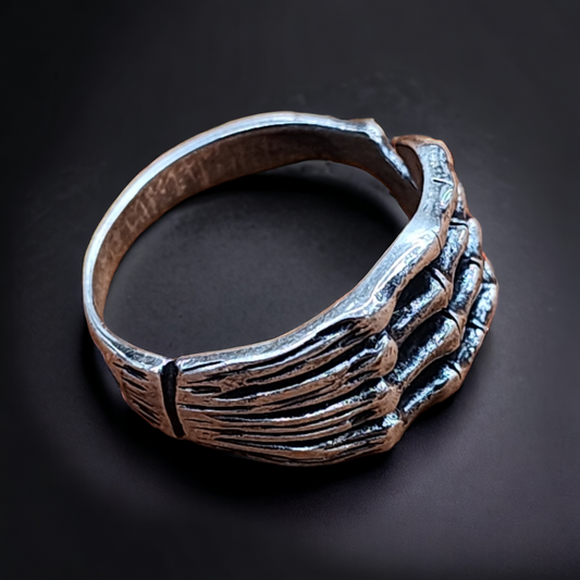 Turkish 925 Sterling Silver Skull Ring for Men