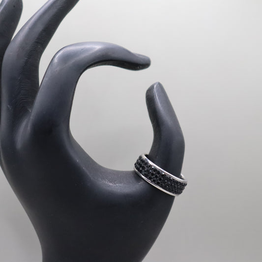 Silver Eclipse Edge 925 Silver Men's Ring