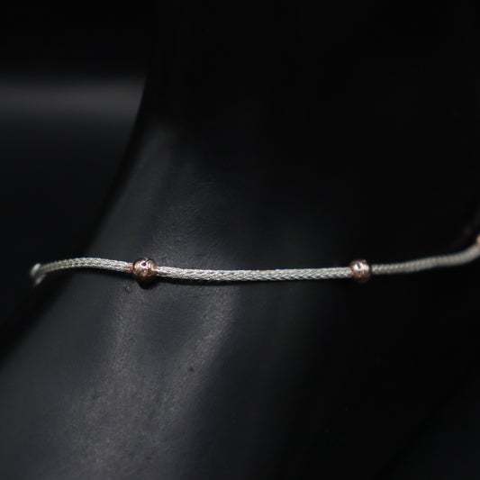 925 Silver Dainty Anklets