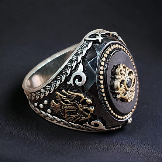 Turkish Royal 925 Silver Men's Ring