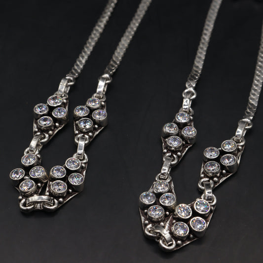 Elegant Starlight 925 Silver Anklet