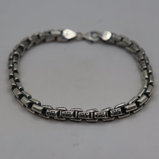 Silver Knight 925 Bracelet