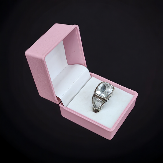 "Art Deco Turkish Silver Ring for Men"