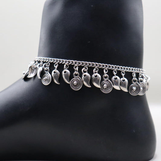 "Sterling Silver 925 Infinity Anklet"
