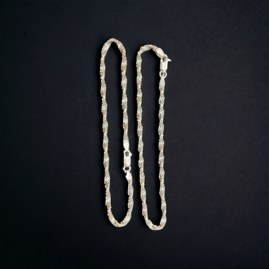 "Sterling Silver 925 Delicate Bell Anklet"