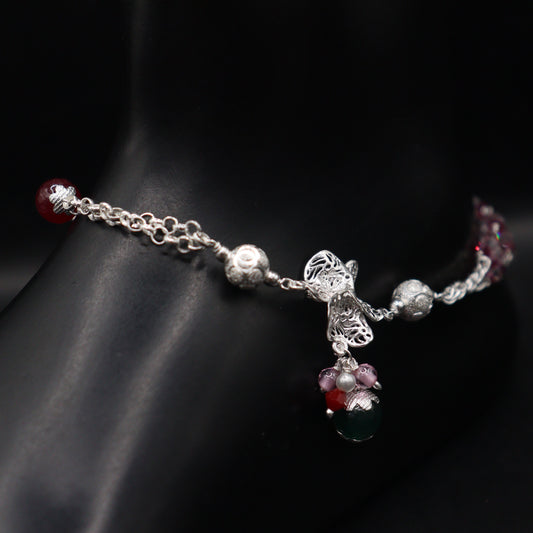 Elegant Sterling Silver 925 Anklet