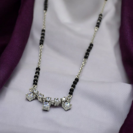 Elegant Silver 925 Pearl Mangalsutra